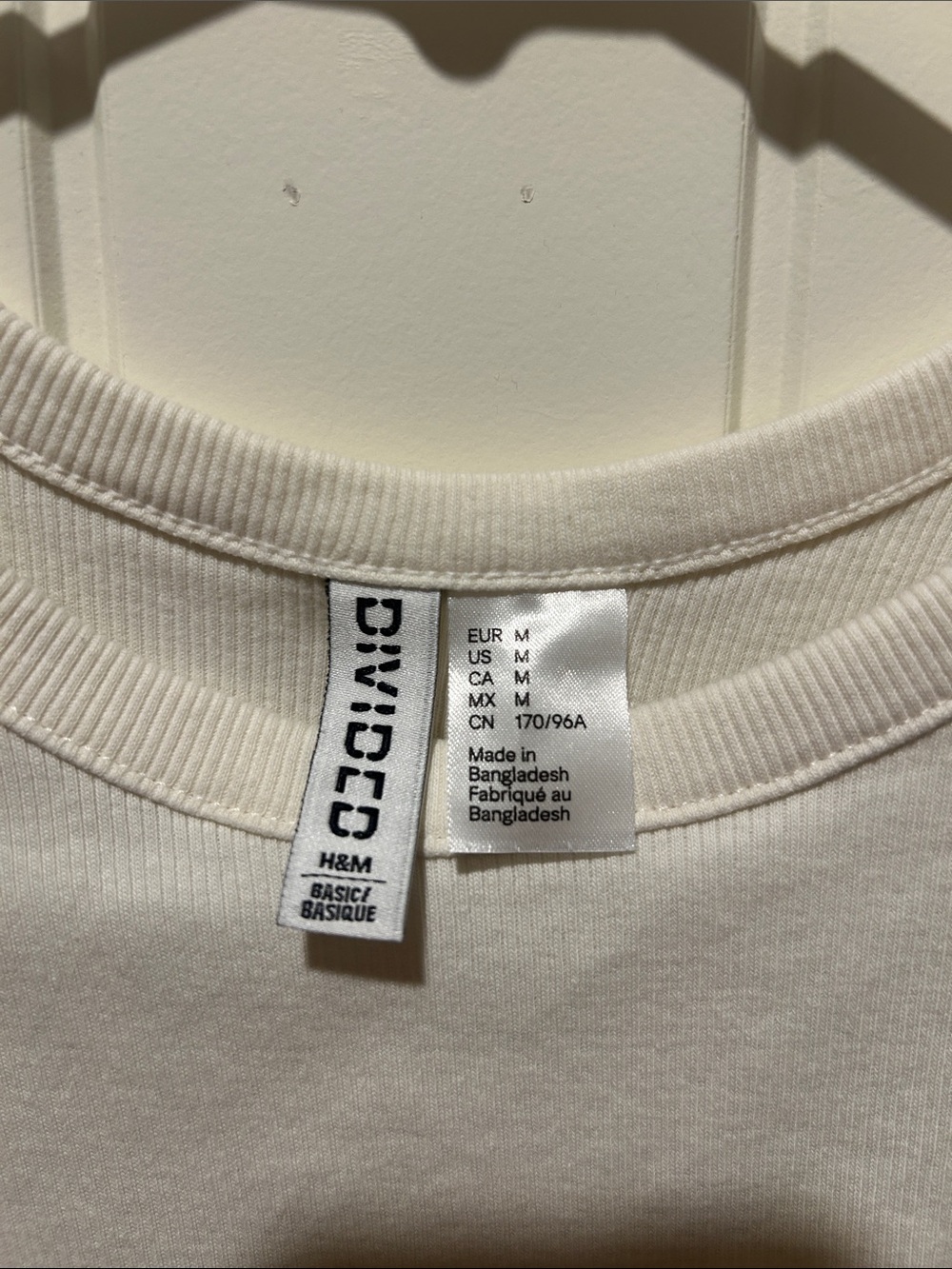 Divided Cream Ribbed High-Neck Tank - Picture 2 of 2